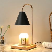 Candle Warmer Electric Wax Melt Lamp for Top-Down Candle Melting Wax Aromatherapy Table Lamp Dimmable Desk Beside Warmer Light