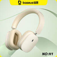 หูฟัง H1 Baseus,หูฟังไร้สายไฮบริดลดเสียงรบกวนชุดหูฟังสวมหู Hi-Fi 5.2บลูทูธลดเสียงรบกวน