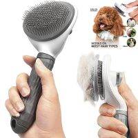 Cat Brush Remove Hair Stainless Steel Needle  Removal Comb for Pets Grooming Cleaning Beauty Skin Care Pet Dog Cleani cat access Brushes  Combs