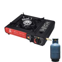 Camping Cooking Stove Double Single Portable Burner Portable Cooking Stove With Adjustable 3 Layers Flame For Camping Hiking