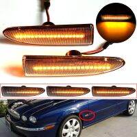 Rearview Flashing Repeater LED Turn Signals Side Intermittent Light For Jaguar X-Type 2002 2003 2004 2005 2006 2007 2008 2009