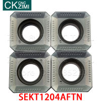 SEKT1204AFTN SEKT 1204 AFTN คาร์ไบด์แทรกมิลลิ่ง CNC เครื่องบินเครื่องมือกัด Indexable ใบหน้าเครื่องมือกัดสำหรับเหล็กสแตนเลส