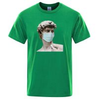 Hero David Statue Printed Mens Tshirts T Shirts Comfortable Vintage Clothes Breathable Tshirts Gildan