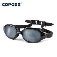 COPOZZ Best Swimming Goggles Men Women Adult Swim Goggle Professional Anti Fog Pool Swimming Glasses Eyewear -1.5 to -7 Goggles