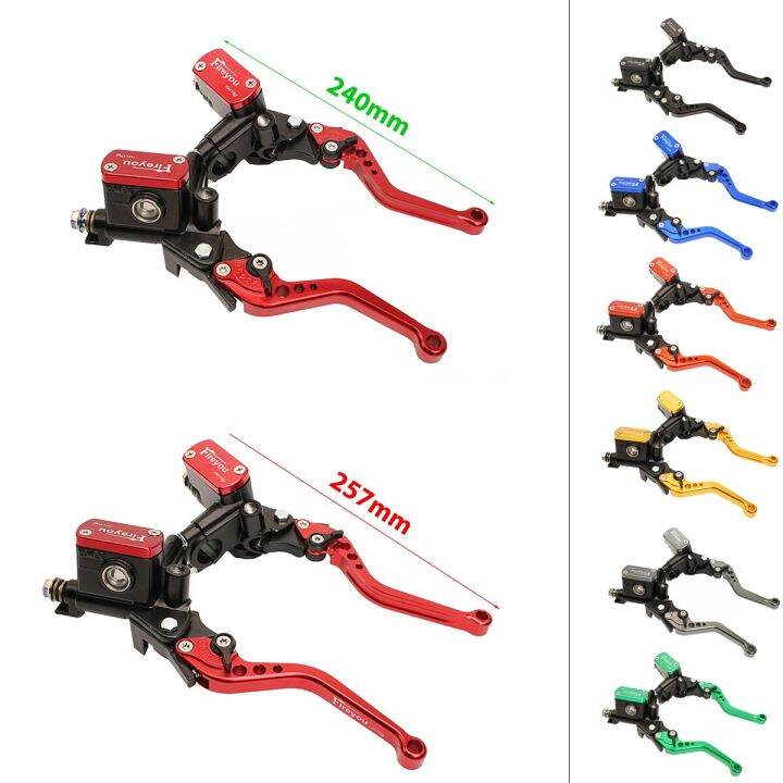 Brake Clutch Pump Kit Master Cylinder Motorcycle lever Set Handlebar