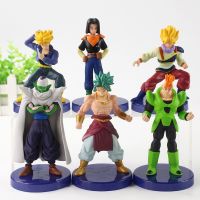 【SALE】 tangticarans1972 6ชิ้น/เซ็ต Dragon ตุ๊กตาขยับแขนขาได้ Android 16 17 Broli Piccolo Trunks ซุนโกฮังของเล่นโมเดล