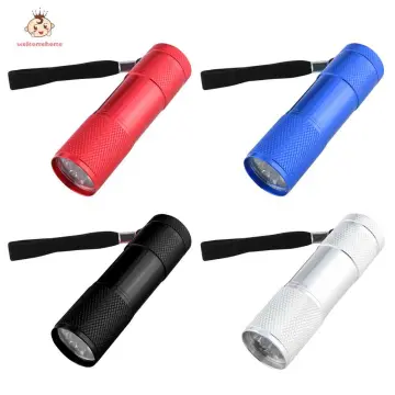 UV Flashlight, Portable Ultra Violet 9 LED Flashlight, Mini Black Uv  Flashlight, Light for Hard Uv Resin, Resin Craft Supplies, Nail Art 