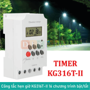Timer hẹn giờ KG316T-II ngõ ra 25A 16 chương trình bật tắt Công tắc hẹn giờ