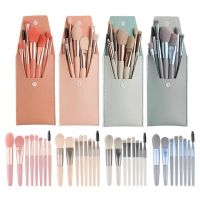 ۞✘☂ High quality eight makeup brush set portable travel kit mini 8 woolly fur beginners makeup brush