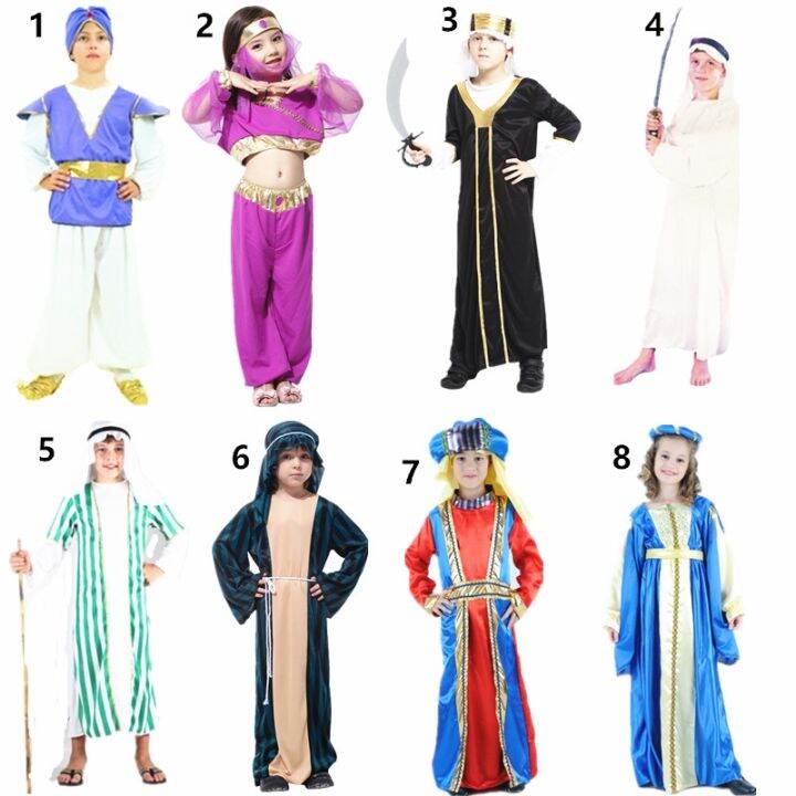 Halloween children's costumes cos King Middle Eastern Arab national ...