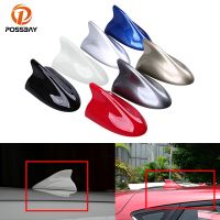 ┇ Car Shark Fin Antenna Roof FM Signal Radio Amplifier Aerials for Mini Cooper Suzuki Swift Citroen C4 C3 Hyundai Exterior Parts