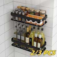 Bathroom Shelves Bathroom Accessories Organizers Wall-Mounted Storage Brackets Metal Shelves Without Punching Holes Shelves