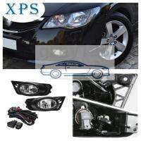 Xps (มีสายไฟและสวิทช์) ด้านหน้ากันชน Foglight ไฟตัดหมอกสำหรับ HONDA CIVIC FD SNB 2009 2010 2011 FD1 FD2รุ่นเพิ่มเติม Foglight ชุดหลอดไฟหมอก