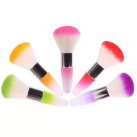 ■✲✻ Color nail brush dust cleaning brush makeup brush fur nail brush cheek red brush brush dust nail beauty makeup tools