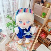 [COD] Cotton doll 20cm centimeter baby clothes star normal body fat naked spring flower suit