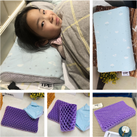 NEW 3D TPE Gel Honeycomb Non-Pressure Multifunctional Child Pillow High Elasticity Correction Neck Pain Massage Memory Pillow