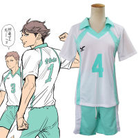 Haikyuu Aobajohsai High Summer Cosplay Oikawa Tooru Yocchin Volleyball Team Jersey Sportswear Seijoh Costume T-Shirt+Shorts Set