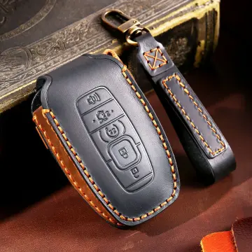 Leather Strap Tpu Car Key Case Cover for 2019 Ford Expedition 2019 2020  F150 Lariat 2018 Ford Mustang GT 2020 Lincoln Corsair
