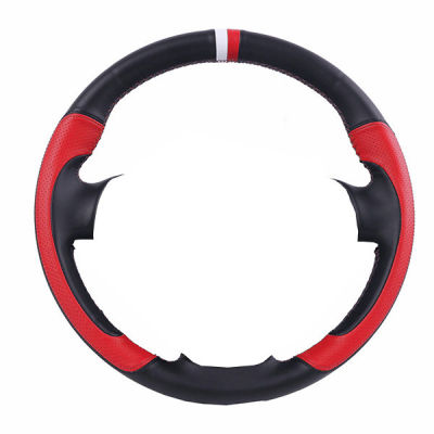 Customize Car Steering Wheel Cover For Skoda Octavia Fabia Rapid Spaceback Superb (3-Spoke) Leather Braid For Steering Wheel