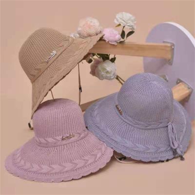 New Women Sun Hats Party Wool Hat Ladies Wide Brim Church Hats Derby Big Brimmed Hat Summer Holiday Beach Hat