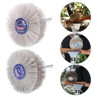 1PC Abrasive Nylon Wheel Brush Deburring Abrasive Alumina Wire Brush Flower Head Polish Grind Wheel Wood Furniture Tool