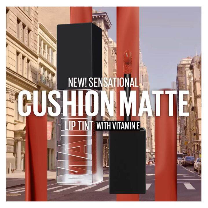 Maybelline Sensational Cushion Matte Lip Tint (6.4mL) Matte, Cheek