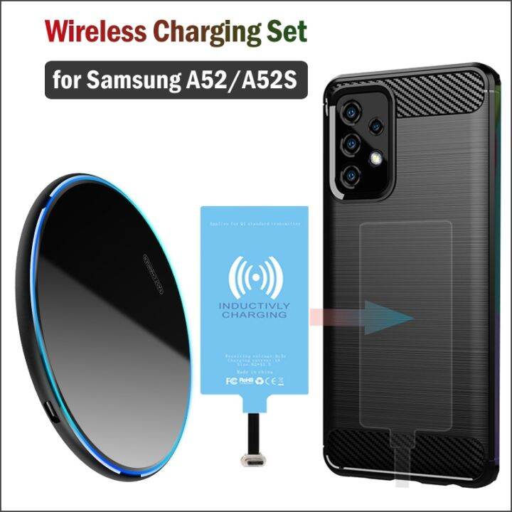 Qi Wireless Charging for Samsung Galaxy A52s A52 4G 5G Wireless Charger