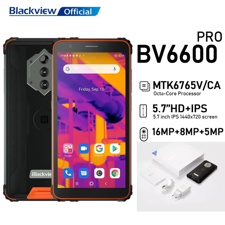 Blackview BV6600 Pro Android 11 Thermal Imaging Camera Rugged ...