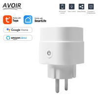 Avoir Wall Smart Plugs EU 16A Power Socket Smart life APP Wireless Control Power Socket With Timer ทำงานร่วมกับ Alexa Google Home-Xiaan Store