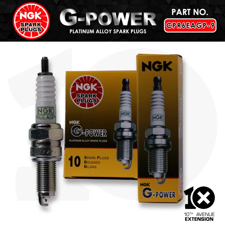 NGK GPower Spark Plug CPR6EAGP9 for CB125, RS 125, Wave 125, XRM 125
