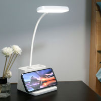 LED Desk Lamp Small Battery Operated Table Lamp Home Office Cute Desk Light for Computer Desktop Rechargeable White Little lamps