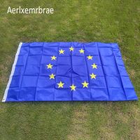 aerlxemrbrae flag Large European Union EU Flag 90*150cm Euro Flag of Europe super-polyester emblem of the Council of Europe