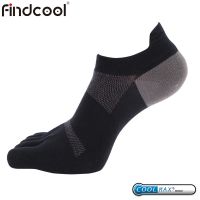 [ขายดีที่สุด] Findcool Five Toes Socks คุณภาพสูง Coolmax Men Five Finger Socks Breathable Quick Dry