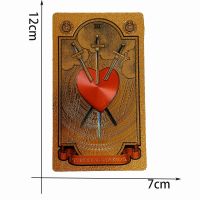 Card Back Apollo Gold Foil Tarot Hot Stamping PVC Waterproof Wear-Resistant Board Game Solitaire Divination Gift Set Luxury