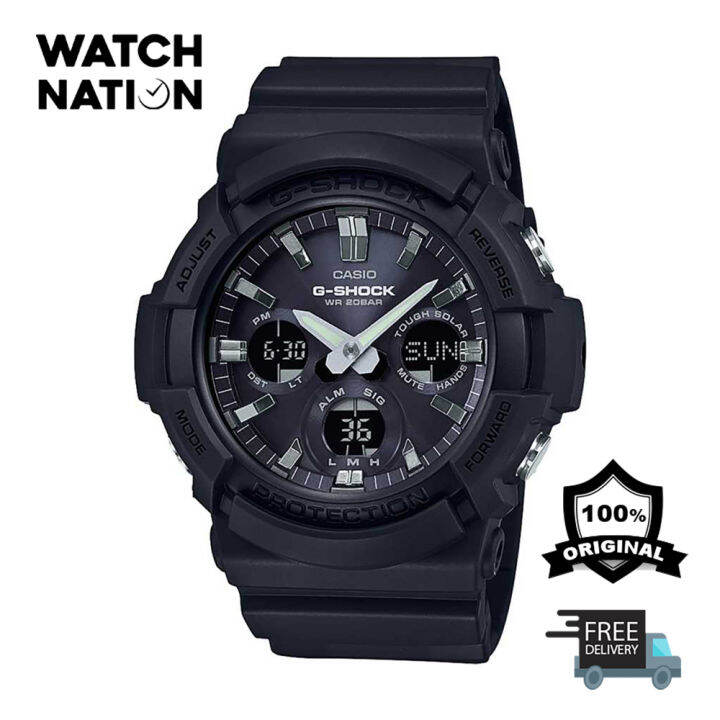 Casio G-Shock GAS-100B-1ADR Digital Quartz Black Resin Men Watch | Lazada