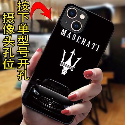 เคสโทรศัพท์กันกระแทก Maserati 14 /Pro/plus/pro Max/ 13/12/11กระจกป้องกัน