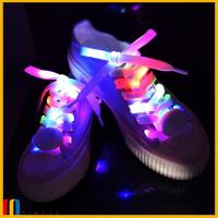 ตัวรัดเชือกรองเท้านาทีรองเท้าผ้าใบมีเชือกผูกเชือกผูกรองเท้าขี้เกียจเที่ยวกลางคืนเชือกรองเท้า LED เชือกรองเท้ากีฬาเชือกผูกรองเท้าเชือกรองเท้าสะท้อนแสงแสงแฟลช