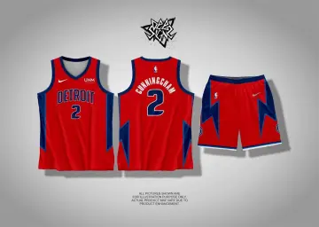 NEW 2023! City Edition Detroit Pistons CUNNINGHAM #2 Jersey, Full  Sublimation Jersey