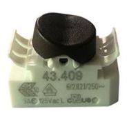 1PC 43.409 Solder-Free Plug-in Rocker Switch