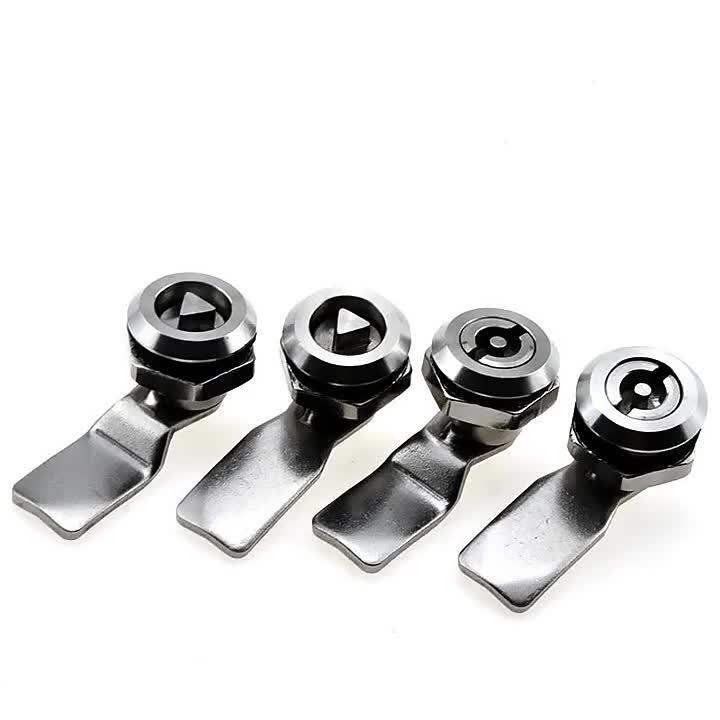 Stainless Steel Drawer Lock Door Lock Triangle Key Cam