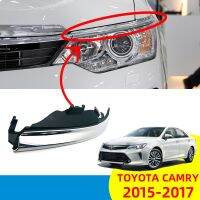 สำหรับ Toyota Camry (2015-2017) แถบตัดไฟหน้า /Lis/chromeplate