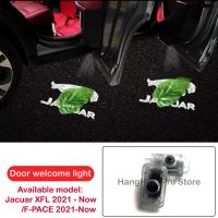 For JACUAR F-PACE XFL（2021-Now）LED Car Door Welcome Light Shadow Projector Lamp Floor Ghost Decoration Modified 3D Lamps