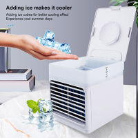 2023ใหม่แบบพกพา USB Mini 500ML Night Light Mute Air Conditioner Cooler Cooling อุปกรณ์น้ำพัดลมระบายความร้อนสำหรับห้อง Office