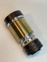 KOLLMORGEN OPTICAL SNAPLITE 6 INCH(152MM.) F2.5  BRASS PROJECTION LENS  MODIFIED M42 MOUNT