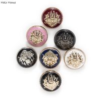 【cw】 Halo Home 5pcs Lion Enamel Metal Buttons for Sewing Scrapbook Jacket Blazer Sweaters Gift Crafts Handwork Clothing 10 25mm ！