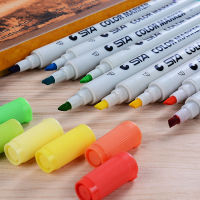 STA 12 24 36 48 80สีศิลปิน Double Headed Sketch Marker ชุดแอลกอฮอล์ Manga Art Markers สำหรับอุปกรณ์ออกแบบ