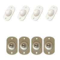 【CW】4ชิ้น Self Adhesive Caster ล้อสแตนเลส Sticky ครัวเรือนเฟอร์นิเจอร์กล่องเก็บเสียงรบกวนต่ำ Mini Pulley