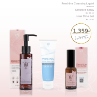 SET Set Feminine Liquid Cleanser100 ml + Sensitive Spray50ml+Winona Lisse Time Gel 110ml