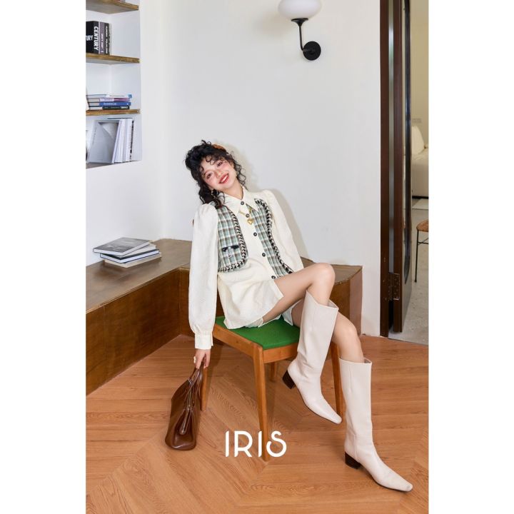 สินค้าลิขสิทธิ์แท้-iris-boutique-is2331031-romantic-me-shirt-เสื้อผ้าผู้หญิง-เสื้อเชิ้ต