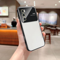 เคสมือถือชุบโลหะใสสำหรับเคส V20SE VIVO โปร่งใสกันกระแทก VIVOV20SE พร้อมฝาครอบเนื้อนิ่ม TPU ป้องกันกล้อง